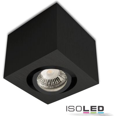 IsoLED Rechteckige Deckenleuchte - GU10 Aluminium Schwarz IsoLED Rechteckige Deckenleuchte - GU10 Aluminium Schwarz