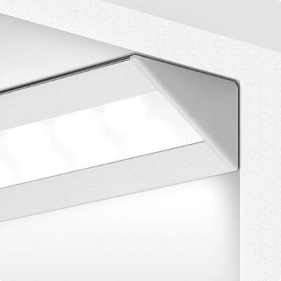 IsoLED Corner22 Aluminium-LED-Profil - 2000mm - Winkelmontage - Innen/Außen IsoLED Corner22 Aluminium-LED-Profil - 2000mm - Winkelmontage - Innen/Außen
