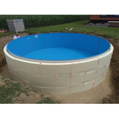 KWAD - PALMA - Weiß - Ø600xH120 cm - Pool KWAD - PALMA - Weiß - Ø600xH120 cm - Pool