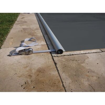 KWAD FLEX Pool-Abdeckplane - 7x3,5m, Dunkelgrau PVC KWAD FLEX Pool-Abdeckplane - 7x3,5m, Dunkelgrau PVC