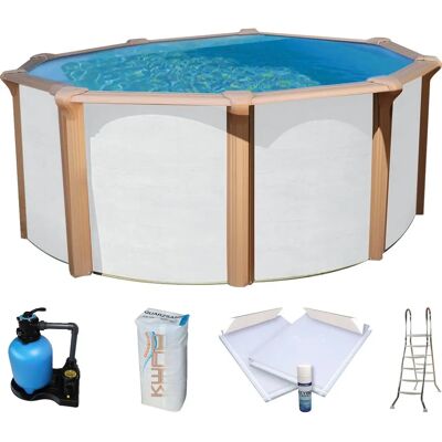 KWAD Supreme all in Premium Pool - 460cm Rund Schwimmbecken KWAD Supreme all in Premium Pool - 460cm Rund Schwimmbecken