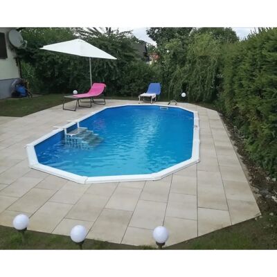 KWAD T60 Poolwandisolierung - Oval, Weiß - Poolzubehör KWAD T60 Poolwandisolierung - Oval, Weiß - Poolzubehör