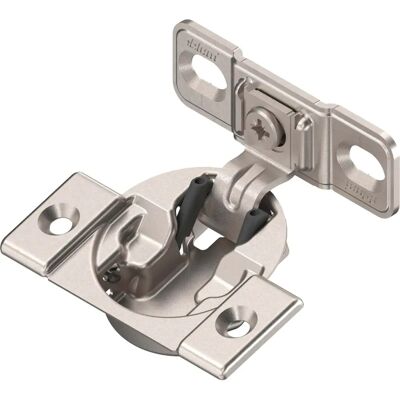 Blum 38b Kompakt gefedertes Scharnier 107° mit Metallplatte Blum 38b Kompakt gefedertes Scharnier 107° mit Metallplatte