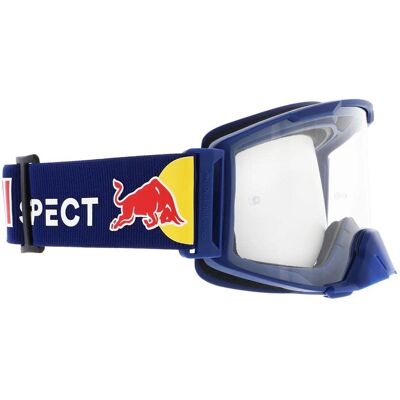 Red Bull Spect Eyewear Strive 007 Occhiali da Motocross - Blu Scuro - Doppia Lente - Unisex Red Bull Spect Eyewear Strive 007 Occhiali da Motocross - Blu Scuro - Doppia Lente - Unisex