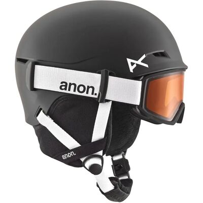 Anon Schwarz Define Ski & Snowboard Helm Brillenkombination Anon Schwarz Define Ski & Snowboard Helm Brillenkombination
