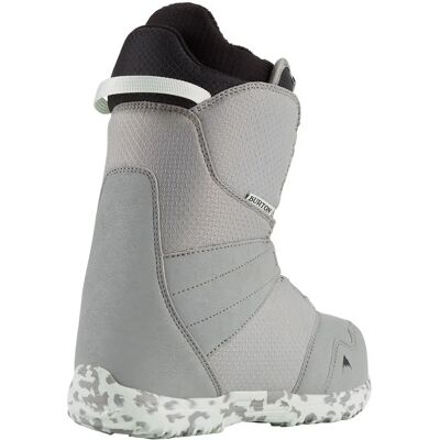 Burton Zipline BOA Snowboard Boots - Kinder, Grau / Neo-Mint, 7K Burton Zipline BOA Snowboard Boots - Kinder, Grau / Neo-Mint, 7K