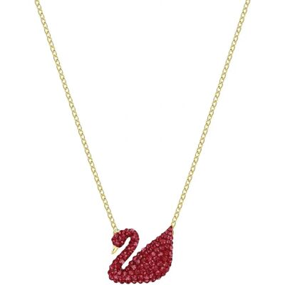 Pingente cisne icônico Swarovski Vermelho Ouro - Joias Pingente cisne icônico Swarovski Vermelho Ouro - Joias