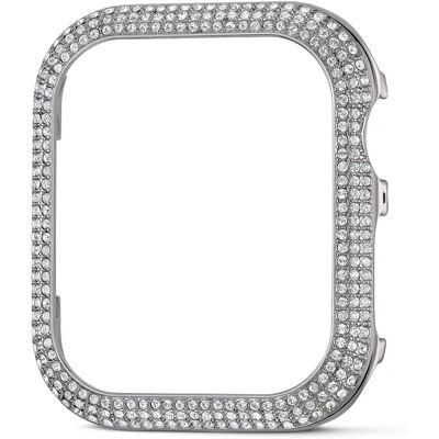 Funda de Cristal de Plata Swarovski para Apple Watch - Accesorio Funda de Cristal de Plata Swarovski para Apple Watch - Accesorio