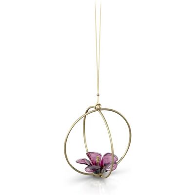 Swarovski Large Garden Tales Hibiscus Crystal Ornament - Ornamental Swarovski Large Garden Tales Hibiscus Crystal Ornament - Ornamental