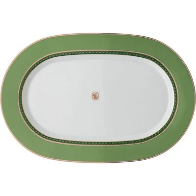 Swarovski x Rosenthal Fern Platte 34cm - Porzellan, Signum, Oval Swarovski x Rosenthal Fern Platte 34cm - Porzellan, Signum, Oval