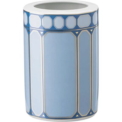 Swarovski x Rosenthal Modell 15 cm Porzellan Azur Vase - Vase Swarovski x Rosenthal Modell 15 cm Porzellan Azur Vase - Vase
