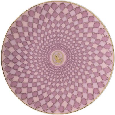 Assiette Rose Swarovski x Rosenthal - 10 cm Porcelaine Décorative - Publicité Assiette Rose Swarovski x Rosenthal - 10 cm Porcelaine Décorative - Publicité