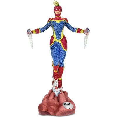 Swarovski - Captain Marvel Statuette - Kristall Swarovski - Captain Marvel Statuette - Kristall