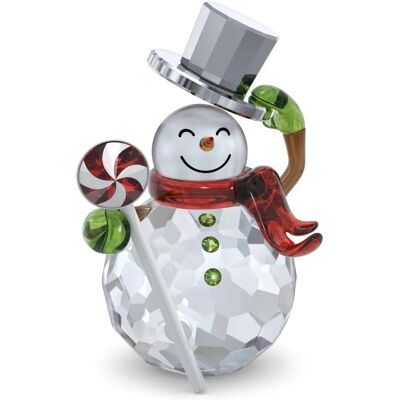 Swarovski Bonhomme de Neige - Holiday Cheers Dulcis Figurine - Publicité Swarovski Bonhomme de Neige - Holiday Cheers Dulcis Figurine - Publicité