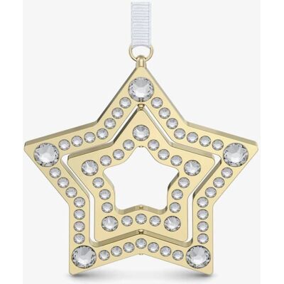 Swarovski White/Gold Holiday Magic Star Ornament - Ornament Swarovski White/Gold Holiday Magic Star Ornament - Ornament
