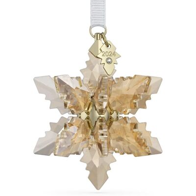 Enfeite 3D Swarovski Ouro e Branco - Edição 2024 Enfeite 3D Swarovski Ouro e Branco - Edição 2024