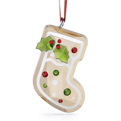 Swarovski Holiday Cheers Gingerbread Stocking Ornament - Christmas Ornament Swarovski Holiday Cheers Gingerbread Stocking Ornament - Christmas Ornament