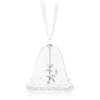 Swarovski Cloche Classique Magie des Fêtes Blanc / Argent - Ornement de Noël - Publicité Swarovski Cloche Classique Magie des Fêtes Blanc / Argent - Ornement de Noël - Publicité