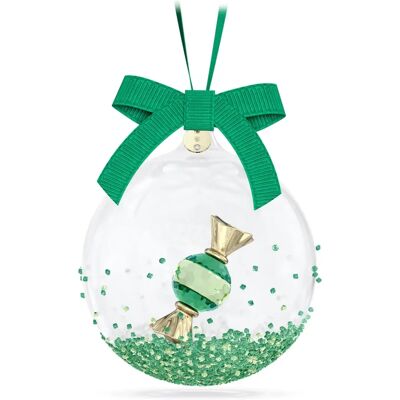 Ornement de Noël Vert Swarovski - Type Fête - Publicité Ornement de Noël Vert Swarovski - Type Fête - Publicité