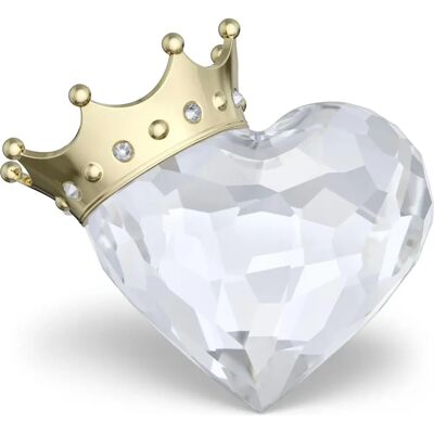 Cuore con Corona Swarovski - Oggetto Decorativo Cuore con Corona Swarovski - Oggetto Decorativo