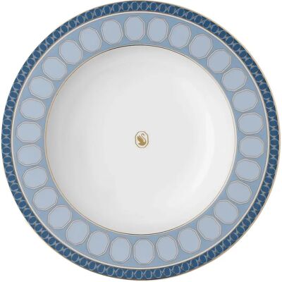 Assiette creuse Swarovski x Rosenthal Azure - 24cm Porcelaine - Publicité Assiette creuse Swarovski x Rosenthal Azure - 24cm Porcelaine - Publicité