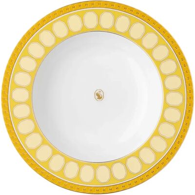 Assiette creuse Swarovski x Rosenthal Jonquil - 24cm - Publicité Assiette creuse Swarovski x Rosenthal Jonquil - 24cm - Publicité