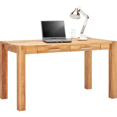 Linea Natura Fa íróasztal - 140x70x76 cm, Vad tölgy, 2 fiók Linea Natura Fa íróasztal - 140x70x76 cm, Vad tölgy, 2 fiók