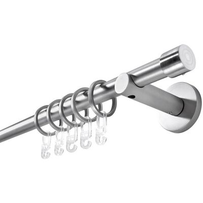 Boxxx Rozsdamentes Acél Függönyrúd - 160 cm Boxxx Rozsdamentes Acél Függönyrúd - 160 cm