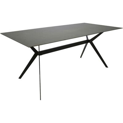 Homin Fekete Szürke Modern Étkezőasztal - Étkezőasztal Homin Fekete Szürke Modern Étkezőasztal - Étkezőasztal