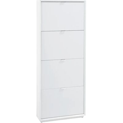 Xora Botník - Bílý, Nerez, 65x160x18 cm Xora Botník - Bílý, Nerez, 65x160x18 cm