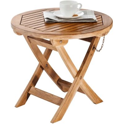 Xora Teak Gartentisch - Klappbar, 50/45 cm Xora Teak Gartentisch - Klappbar, 50/45 cm