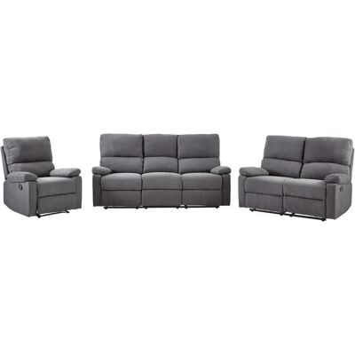 Sada pohovek v tmavě šedé barvě - Sofa Set Sada pohovek v tmavě šedé barvě - Sofa Set