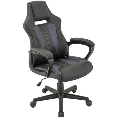 Xora Gaming Szék - Műbőr, Mesh, Szürke & Fekete - Gaming Szék Xora Gaming Szék - Műbőr, Mesh, Szürke & Fekete - Gaming Szék