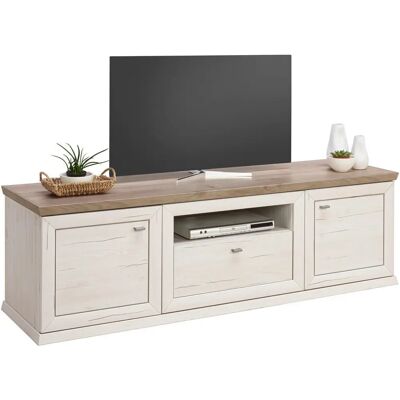 Hom`in TV-szekrény - 180x56x50cm - Szürke és Fehér - Rusztikus Modern Hom`in TV-szekrény - 180x56x50cm - Szürke és Fehér - Rusztikus Modern