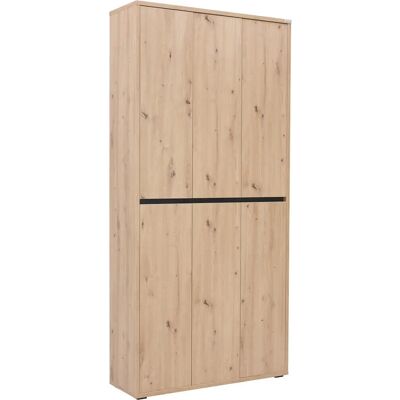 Botník z dubu Xora - 6 dveří, 20 polic - 100x210x34cm Botník z dubu Xora - 6 dveří, 20 polic - 100x210x34cm