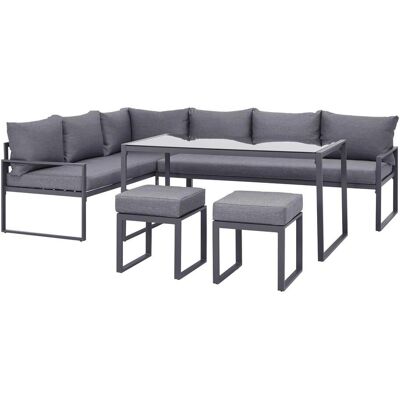 Ambia Garden Kerti Lounge Szett - 16 Részes Antracit Kerti Bútorok Ambia Garden Kerti Lounge Szett - 16 Részes Antracit Kerti Bútorok