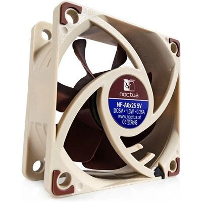 Noctua NF A6x25 5V Számítógépház ventilátor - Fehér Noctua NF A6x25 5V Számítógépház ventilátor - Fehér