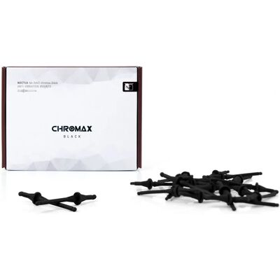 Noctua NA-SAV2 chromax.black Lüftervibrationsdämpfer - 20 Halter Noctua NA-SAV2 chromax.black Lüftervibrationsdämpfer - 20 Halter