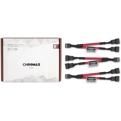 Noctua NA-SYC1 Zubehörset chromax.red - Rotes Kabel Noctua NA-SYC1 Zubehörset chromax.red - Rotes Kabel