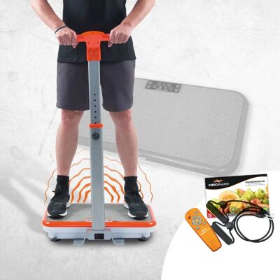 MEDIASHOP VIBROSHAPER Vibrationsplatte - Orange & Anthrazit - Kompaktes Fitnessgerät MEDIASHOP VIBROSHAPER Vibrationsplatte - Orange & Anthrazit - Kompaktes Fitnessgerät