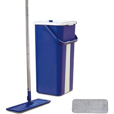 Livington Touchless Mop - Kit de mopas pour sols avec seau à déchaînement sans effort - Publicité Livington Touchless Mop - Kit de mopas pour sols avec seau à déchaînement sans effort - Publicité