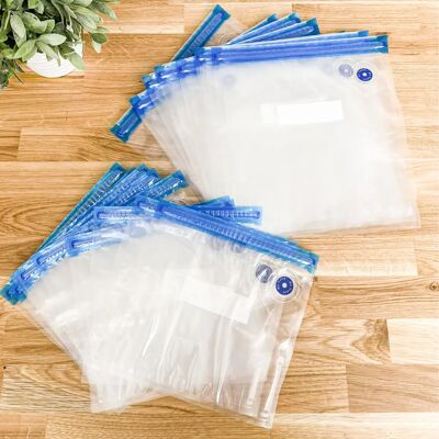 Mediashop Power XL NutriSealer Vakuumbeutel-Set - 20 Stück Mediashop Power XL NutriSealer Vakuumbeutel-Set - 20 Stück