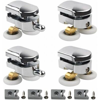 CYSLMUK - Set di 4 rulli doppi - Shower door rollers CYSLMUK - Set di 4 rulli doppi - Shower door rollers