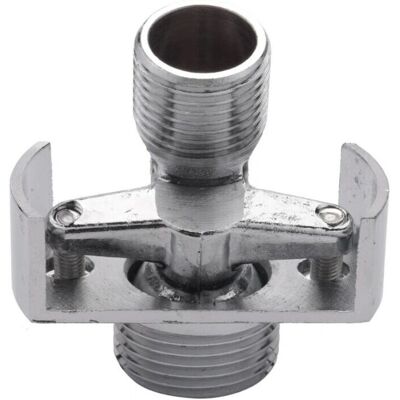 CYSLMUK - 1/2in to 3/4in Shower Adapter - Copper - Chrome - Shower Arm Adaptor CYSLMUK - 1/2in to 3/4in Shower Adapter - Copper - Chrome - Shower Arm Adaptor