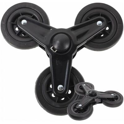 CYSLMUK - 1 Pair Cart Wheels - Heavy-Duty - Triangular - Cart wheels CYSLMUK - 1 Pair Cart Wheels - Heavy-Duty - Triangular - Cart wheels