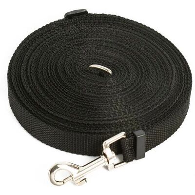 CYSLMUK - 10m Nylon Leash - Black - Handle - Dog Leash CYSLMUK - 10m Nylon Leash - Black - Handle - Dog Leash