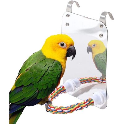 CYSLMUK - Mirror Rope Toy - Bird Toy CYSLMUK - Mirror Rope Toy - Bird Toy