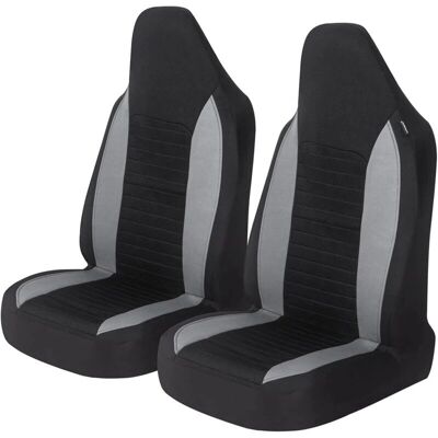 CYSLMUK - Front Seat Covers - Gray - 2 pcs - Seat Covers CYSLMUK - Front Seat Covers - Gray - 2 pcs - Seat Covers