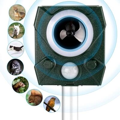 CYSLMUK - Solar Ultrasonic Pest Repeller - Outdoor CYSLMUK - Solar Ultrasonic Pest Repeller - Outdoor