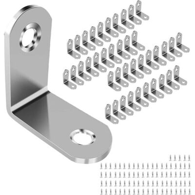CYSLMUK 30x30mm stainless steel mounting brackets - pack 40 - mounting brackets CYSLMUK 30x30mm stainless steel mounting brackets - pack 40 - mounting brackets